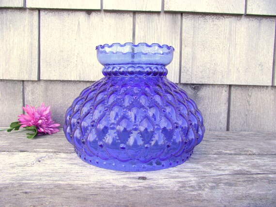 Cobalt blue clearance lamp shade
