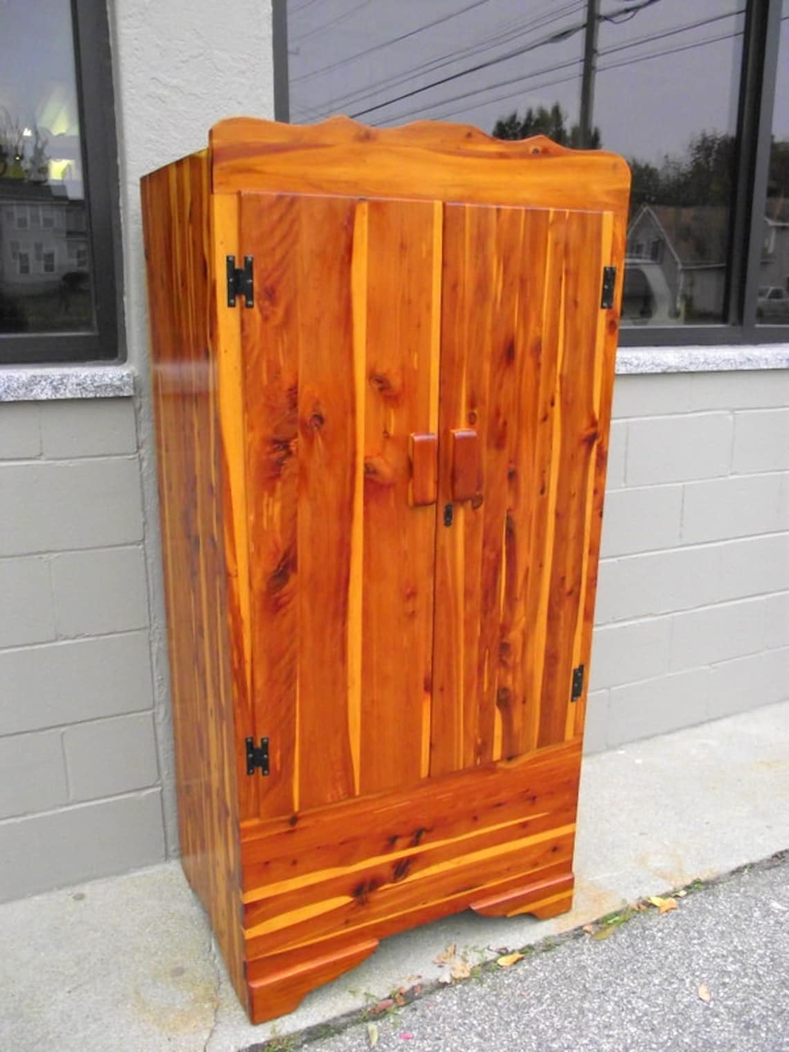 Genuine Solid CEDAR Armoire Wardrobe Closet with Double Doors Etsy