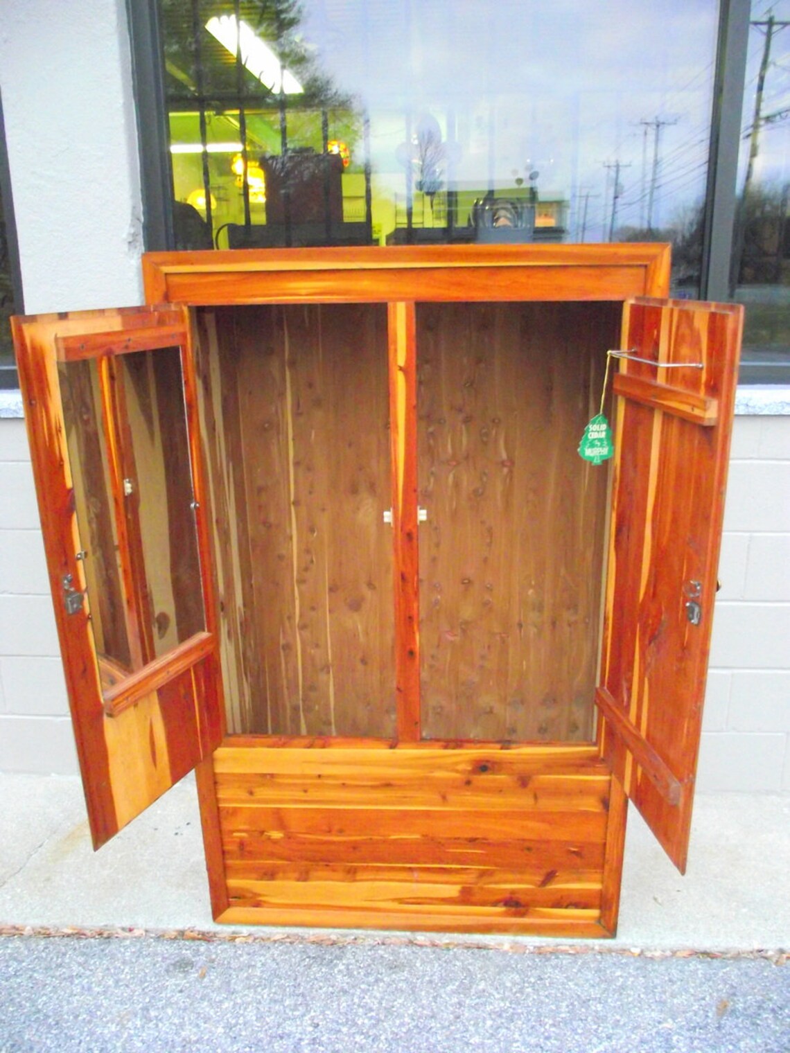 Genuine Solid CEDAR Murphy Armoire Wardrobe Closet Etsy