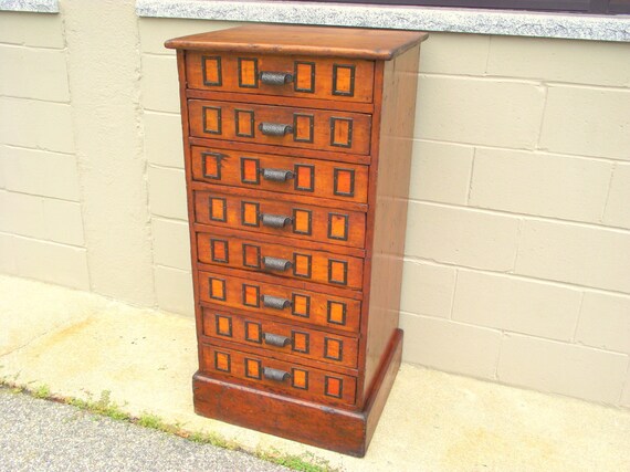 Antique Letterpress Printers Apothecary Drug Cabinet 8 Etsy