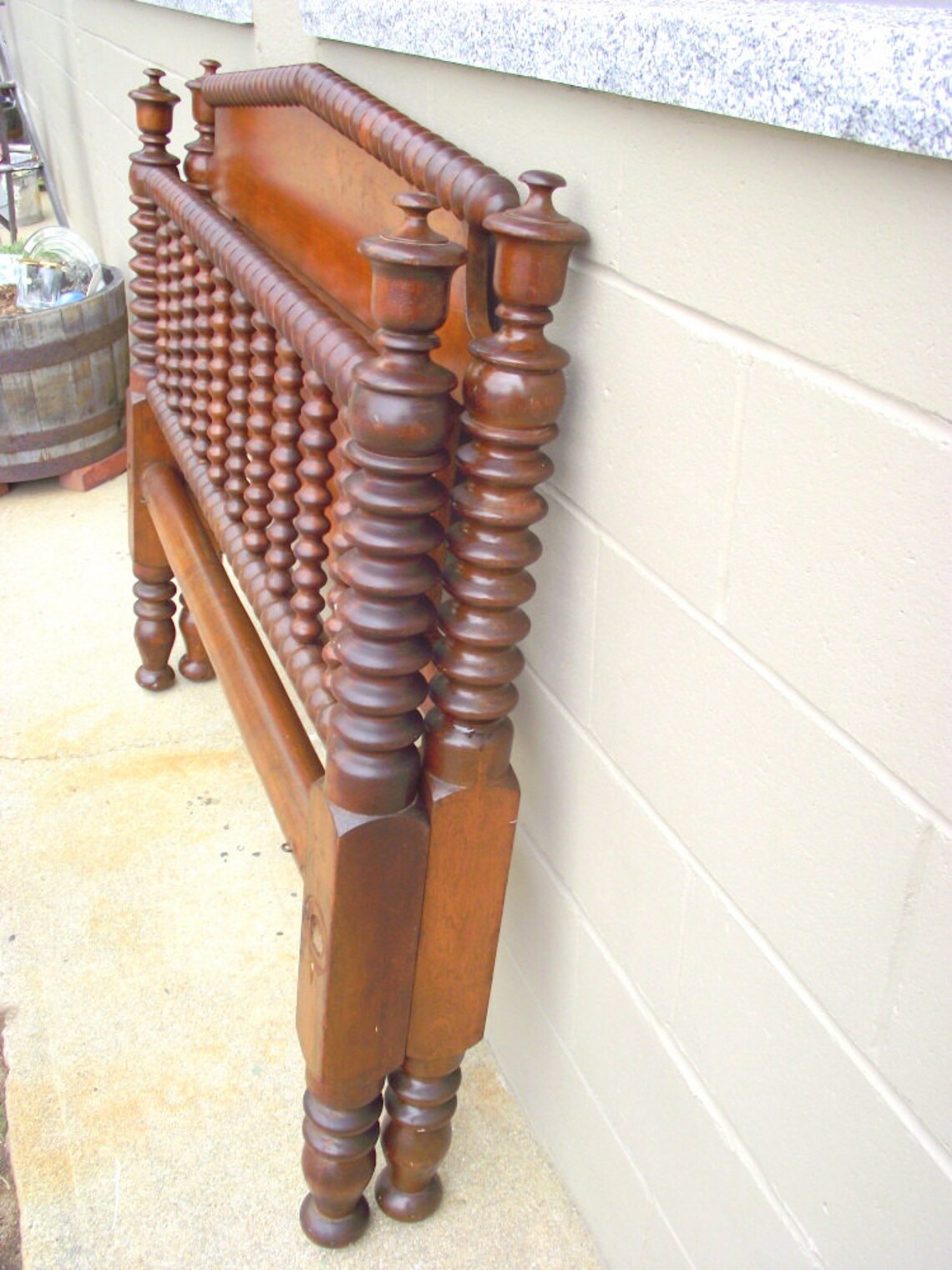 Antique Heirloom Spindle Spool Bed FULL Double Size Etsy