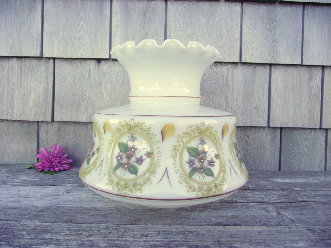 Quoizel Milk Glass Abigail Adams Parlor Lamp SHADE Replacement Globe ...