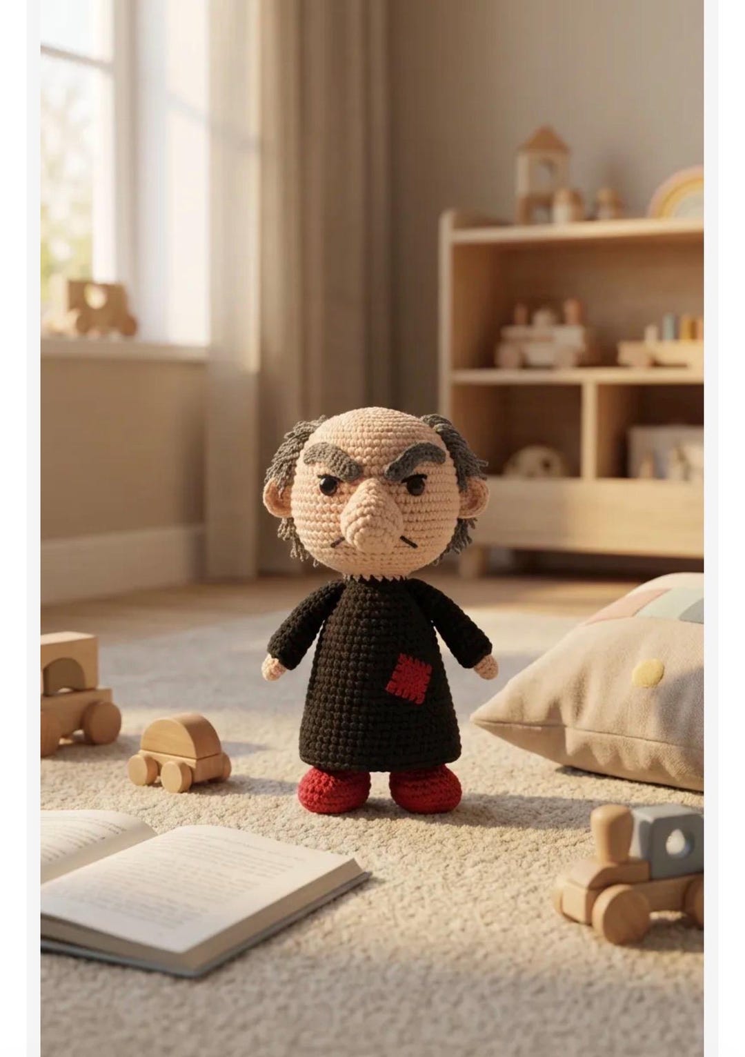 Grumpy Evil Wizard Crochet Pattern | Amigurumi Villain Doll (PDF) - Etsy