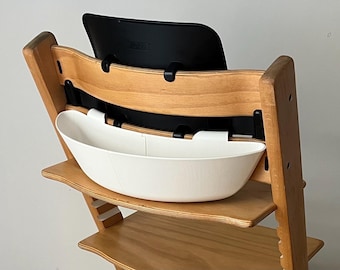 TrappCaddy Storage Bin | Stokke Tripp Trapp Chair Accessory (Black or White)