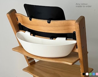 TrappCaddy Storage Organizer for Stokke Tripp Trapp Chair, Custom Color Bin