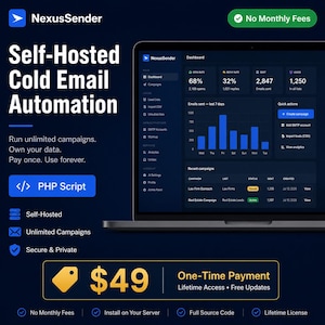 Cold Email Automation PHP Script | Self Hosted SMTP Rotation | Warmup | Instantly Alternative