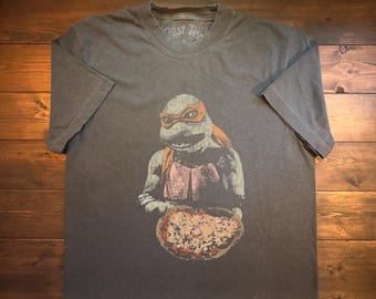 Teenage Mutant Ninja Turtles “Mikey 94” Tribute Tee - Michelangelo TMNT inspired Vintage Style Shirt