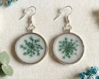 Santorini Bloom – Wildflower Round Earrings
