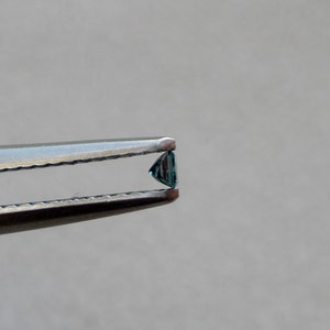 Blue Princess Diamond loose faceted cut 2mm image 2