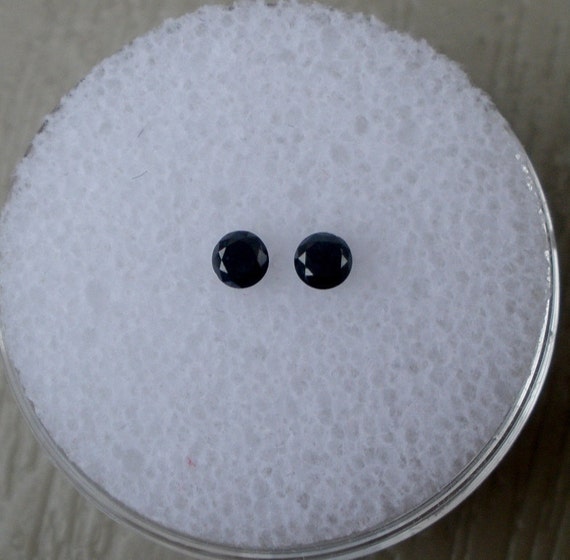 Loose Round Cut Natural Black Diamonds Each for Jewelry Making,  Crafts, Collecting and Gifts