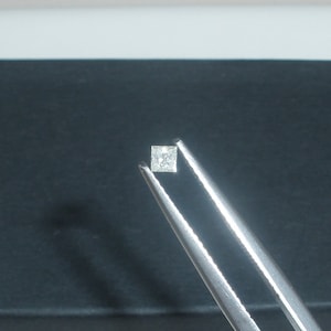 2,5 mm witte natuurlijke diamant prinses losse facetten 0,07 karaat