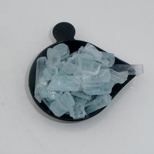 Aquamarine crystal rough loose natural gem mix parcel over 50 carats