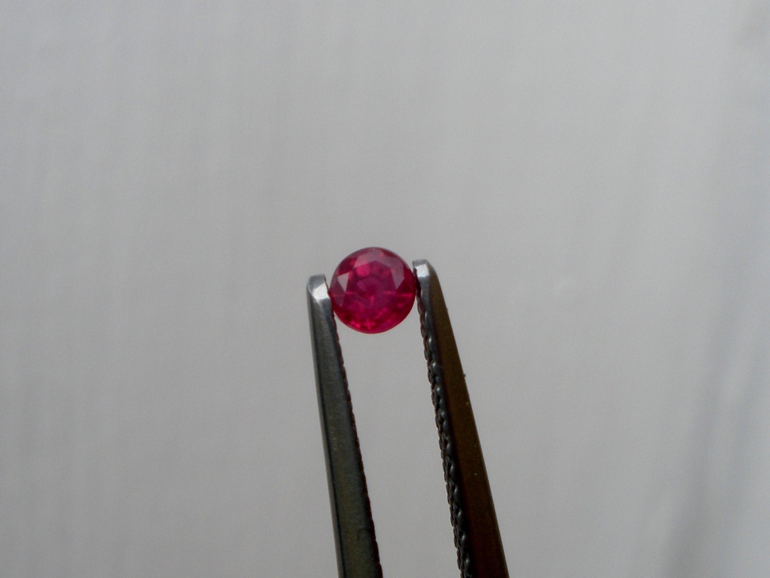 Red Ruby round loose faceted natural gem 3mm