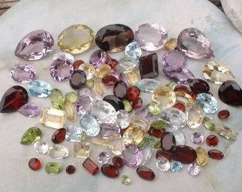 Over 100 Carats of Loose Natural Semiprecious Gemstones