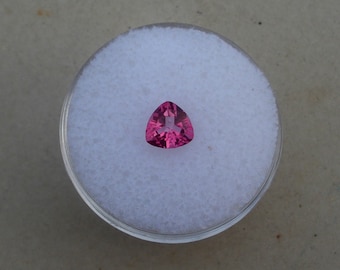 Pink Topaz Trillion Loose Faceted Natural Gem 6x6mm