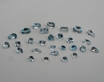Over 5 Carats Aquamarine natural gem mix parcel lot for Jewelry Making, Crafts, Designs and Gem Collecting