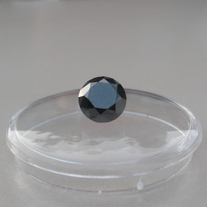 6mm Black Natural Diamond Loose Faceted Round 1.0 Carats