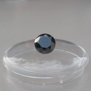 6mm Black Natural Diamond Loose Faceted Round 1.0 Carats