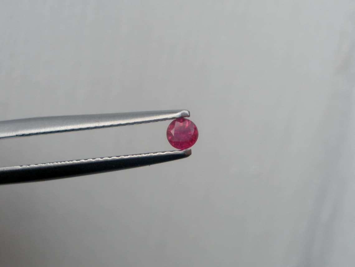 Red Ruby Round Loose Faceted Natural Gem 3mm - Etsy