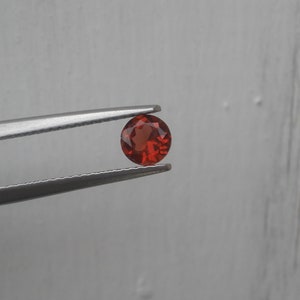 Garnet Round loose faceted natural gem 5mm