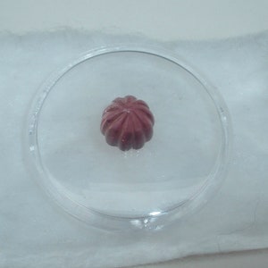 Pink Tourmaline Fancy Carved Round Natural Gem 8mm