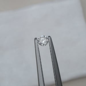 3mm White Natural Diamond Loose Faceted Round 0.10 carats