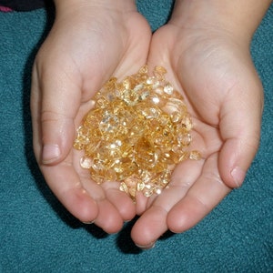 Over 50 Carats Yellow Citrine Natural Gem Mix for Collecting, Crafting, Jewelry and Gift Giving