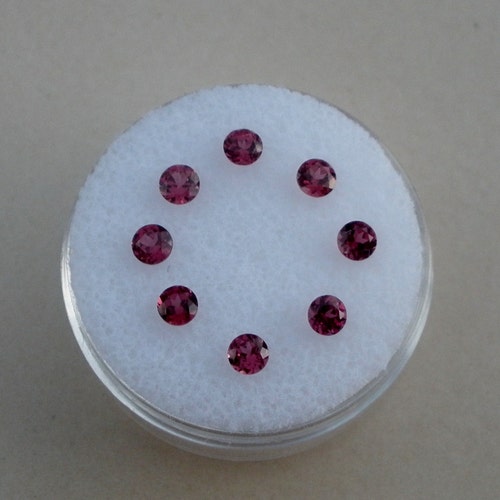 Over 1 Carat Natural Ruby Round Cut Loose Faceted Gems 3mm - Etsy