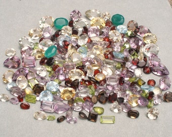 Over 200 Carats of Loose Natural Gemstone Mix Parcel Lot