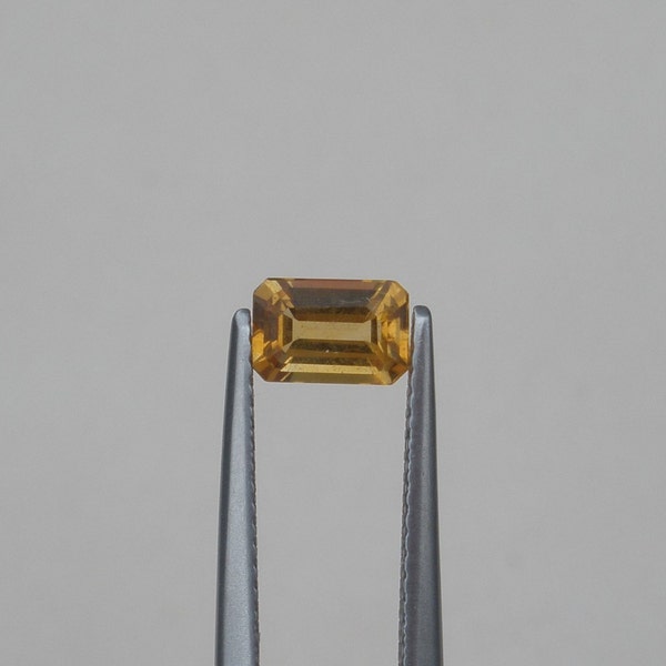 Citrine Octagon Natural Loose Gem 6x4mm