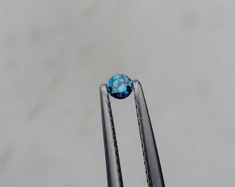 Blue diamond loose round 2.5mm