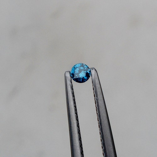 Blue Diamond Loose Faceted Round Natural Pair 2mm Blue Diamond Loose Faceted Round Natural Pair 2mm