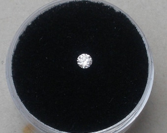 White Natural Diamond Loose Faceted Round 3mm VVS1 Clarity