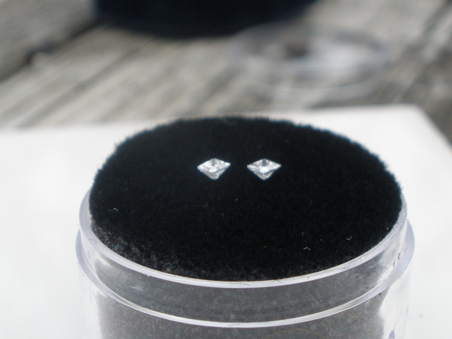 White Natural Diamond Princess Loose Faceted Pair 3mm | Etsy White Natural Diamond Princess Loose Faceted Pair 3mm | Etsy