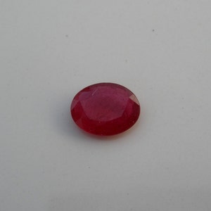 Ruby Oval Loose Faceted Natural Gem 9x7mm