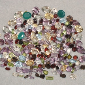 Over 200 Carats of Loose Natural Gemstone Mix Parcel Lot image 2