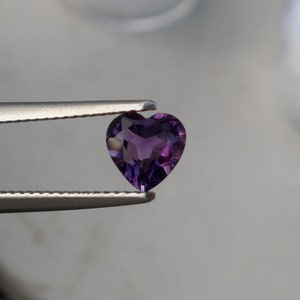 Amethyst Heart Loose Natural Gem 5mm