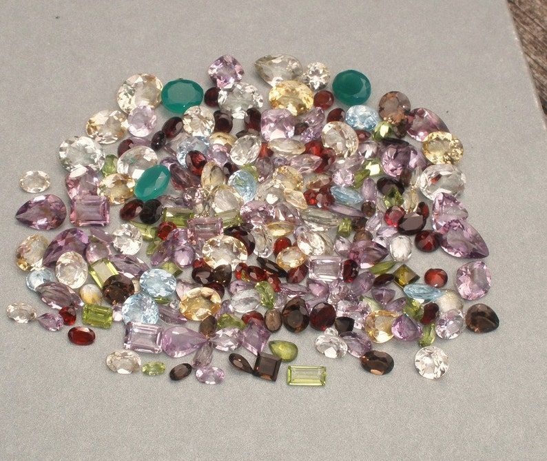 Over 200 Carats of Loose Natural Gemstone Mix Parcel Lot image 4