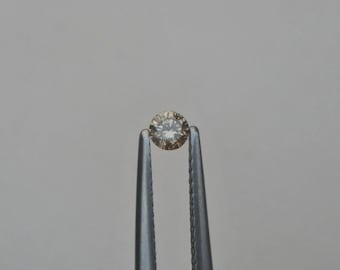 3mm Champagne diamond loose round 0.12 carats