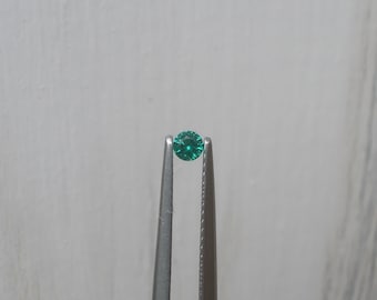 Colombian Emerald round loose faceted natural gem 3mm Top Quality