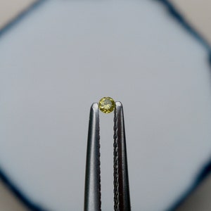 Gelber Diamant lose rund 1.2 mm