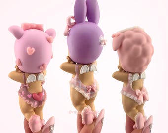 Kawaii Sonny Angel Hippers handgjord figurin