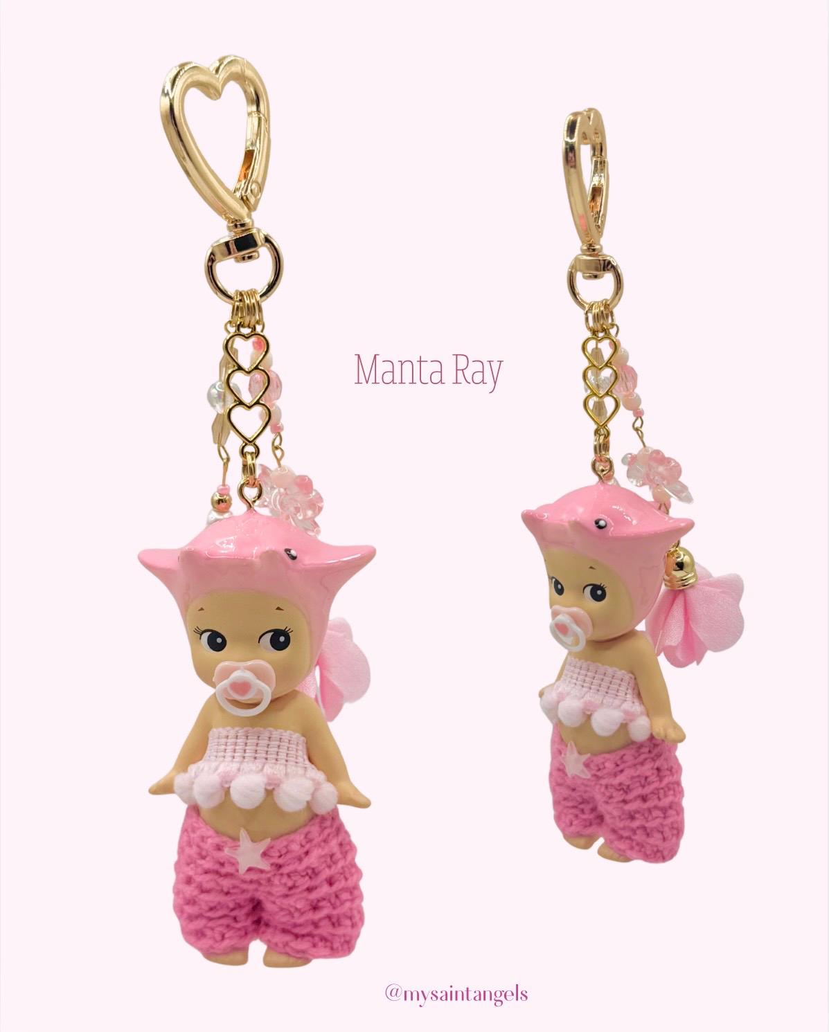 Pink Sonny Angel Keychains, Kawaii Handmade Collectible - Etsy