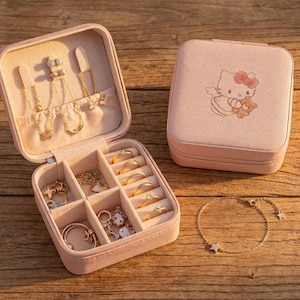 Hello Kitty Angel Jewelry Travel Case |Galentines Gift | Gift for bestfriend | birthday gift | valentines gift | bridesmaid gift | sanrio
