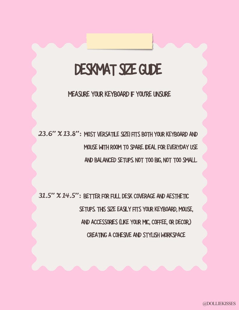 Tappetino per mouse Coquette My Melody / Regalo per lei / Tappetino per scrivania da ufficio / Ispirazione per l'arredamento della stanza del dormitorio / Regalo per la migliore amica / Regalo per gli amanti di Sanrio immagine 2
