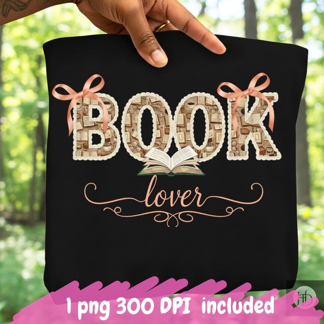 Book Lover Sublimation PNG Collection, Vintage Floral Bookish Design ...