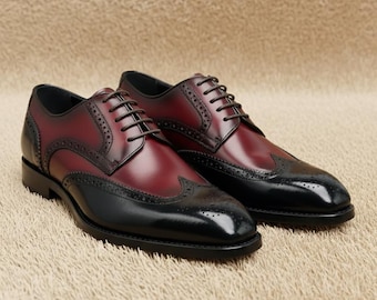 Scarpe eleganti da uomo in pelle di lusso, realizzate a mano – Modelli Oxford, Derby e mocassini – Scarpe di alta qualità per matrimoni e occasioni di lavoro.