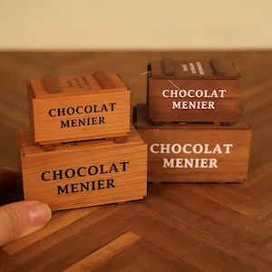 Chocolat Menier Wood Box - Etsy