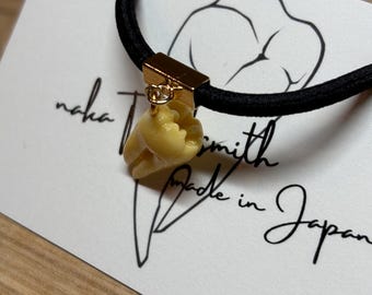 Lower Molar hair tie, Dental Anatomy Jewelry, Dental hygienist Gift, Dental Student Gift, Anatomically Correct Tooth, Handmade in Japan