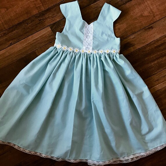 aqua embroidered lace dress Blush Basque Waist Wedding Dress with Lace Corset and Silk Flowers – Boom  Blush main image 1
